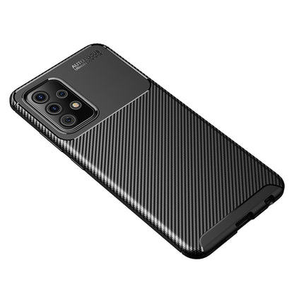 Hülle für Samsung Galaxy A52s 5G A528 / A52 5G A526 / A52 A525, Techsuit, CarbonFiber, Schwarz