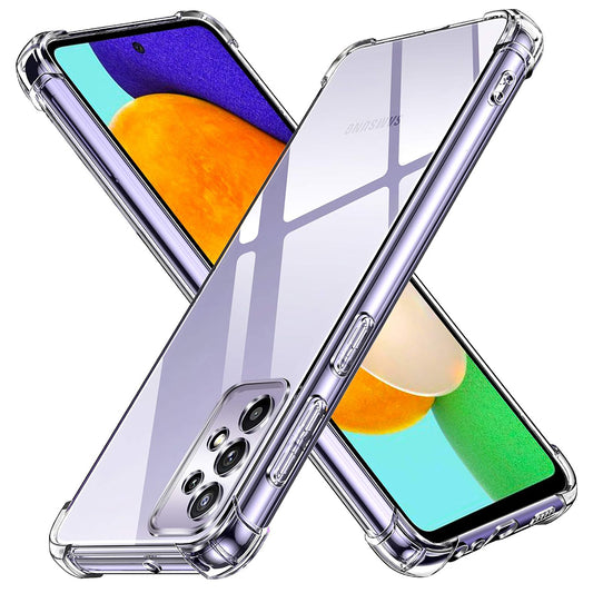 Hülle für Samsung Galaxy A52s 5G A528 / A52 5G A526 / A52 A525, Techsuit, stoßfest klar, transparent