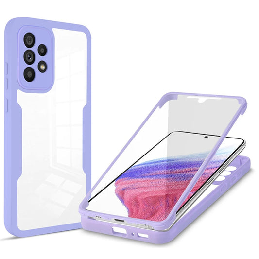 Hülle für Samsung Galaxy A53 5G A536, Techsuit, ColorVerse 360, Lila