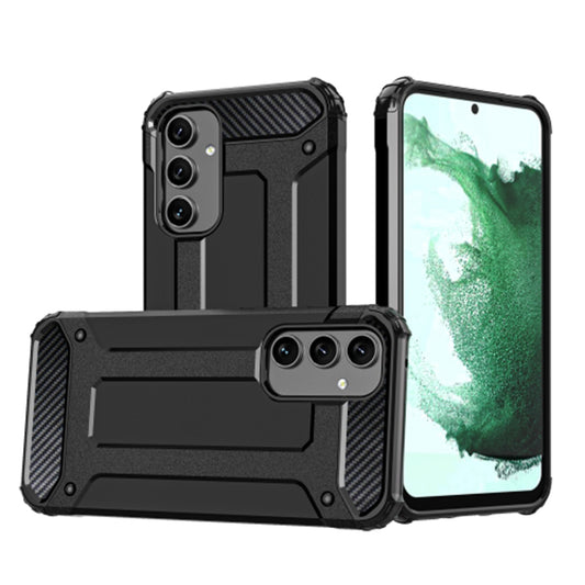 Hülle für Samsung Galaxy A54 A546, Techsuit, Hybrid Armor, Schwarz