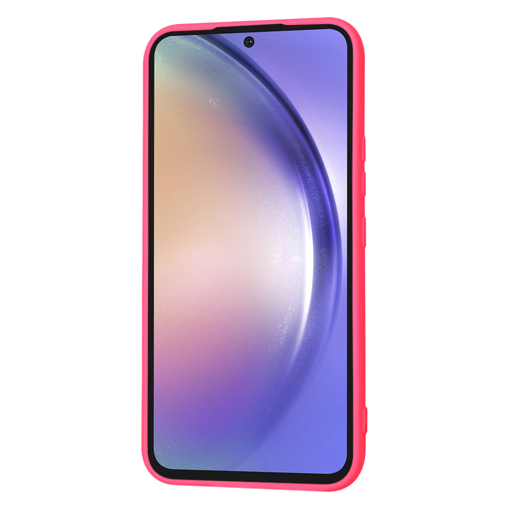 Hülle für Samsung Galaxy A54 A546, Techsuit, SoftFlex, Dunkelrosa