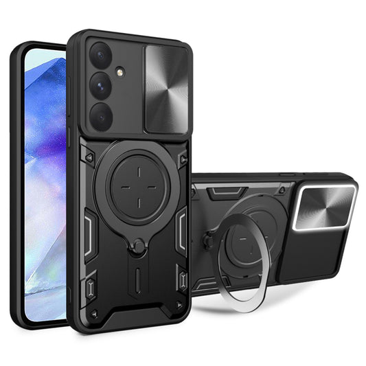 Hülle für Samsung Galaxy A55 5G A556, Techsuit, CamGuard Pro, Schwarz