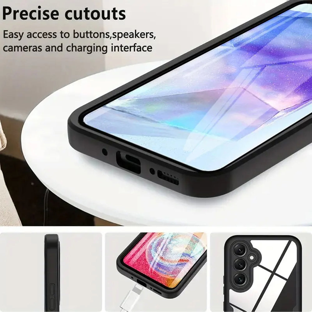 Case for Samsung Galaxy A55 5G A556, Techsuit, ColorVerse 360, Pink