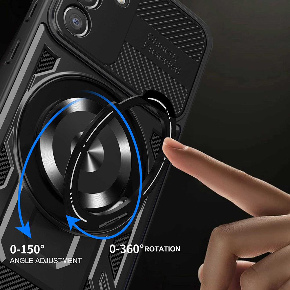 Hülle für Samsung Galaxy A55 5G A556, Techsuit, RuggedCam, Blau