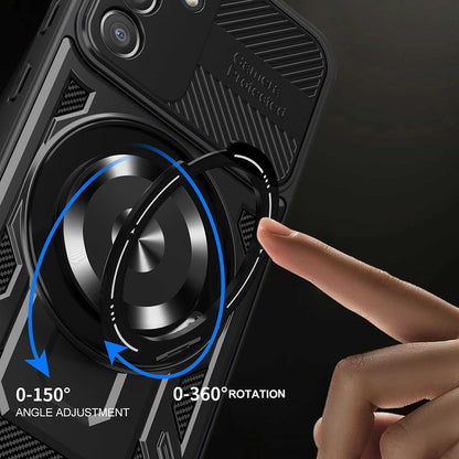 Hülle für Samsung Galaxy A55 5G A556, Techsuit, RuggedCam, Schwarz