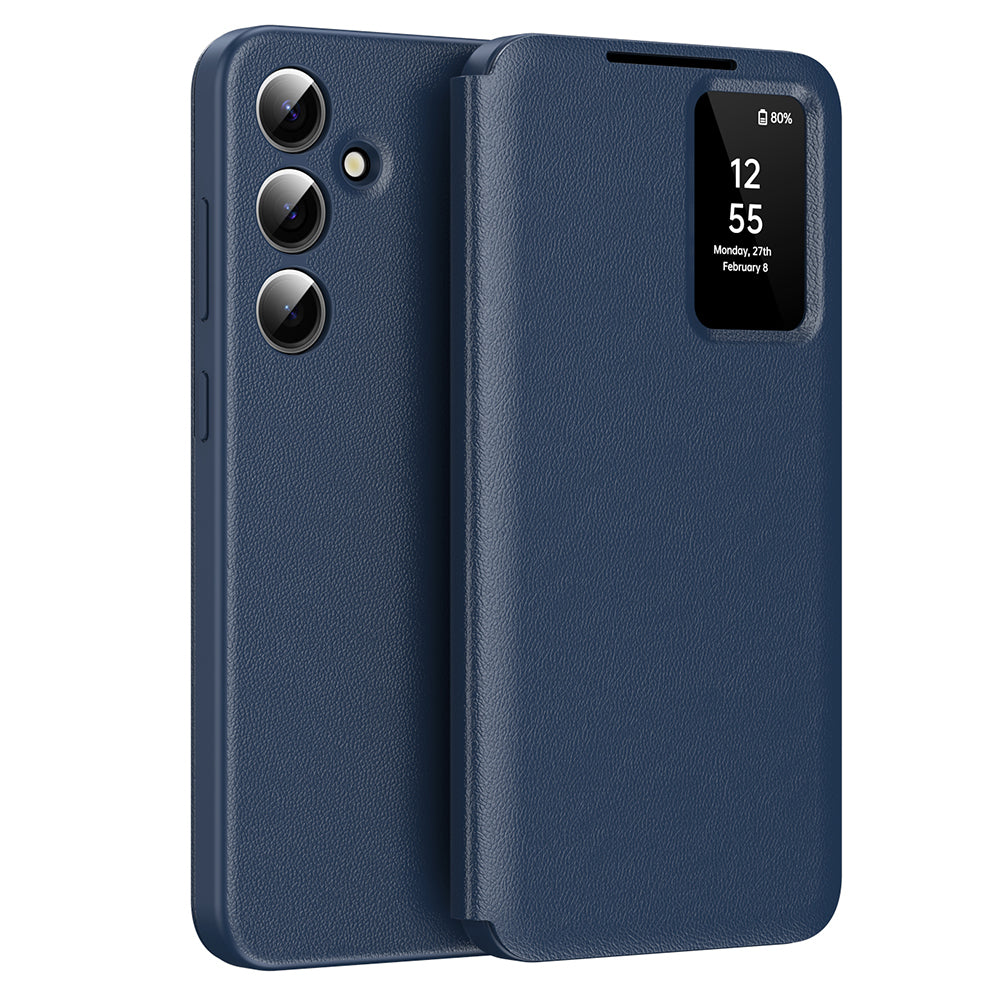 Hülle für Samsung Galaxy A55 5G A556, Techsuit, SmartView, Blau