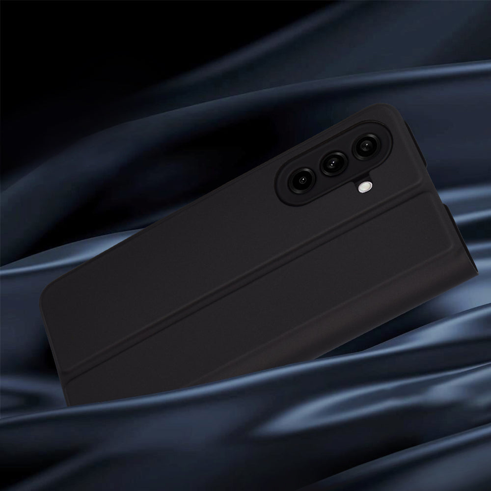 Hülle für Samsung Galaxy A56 A566, Techsuit, Magskin Book, Schwarz