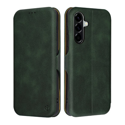 Hülle für Samsung Galaxy A56 A566, Techsuit, Safe Wallet Plus, Grün