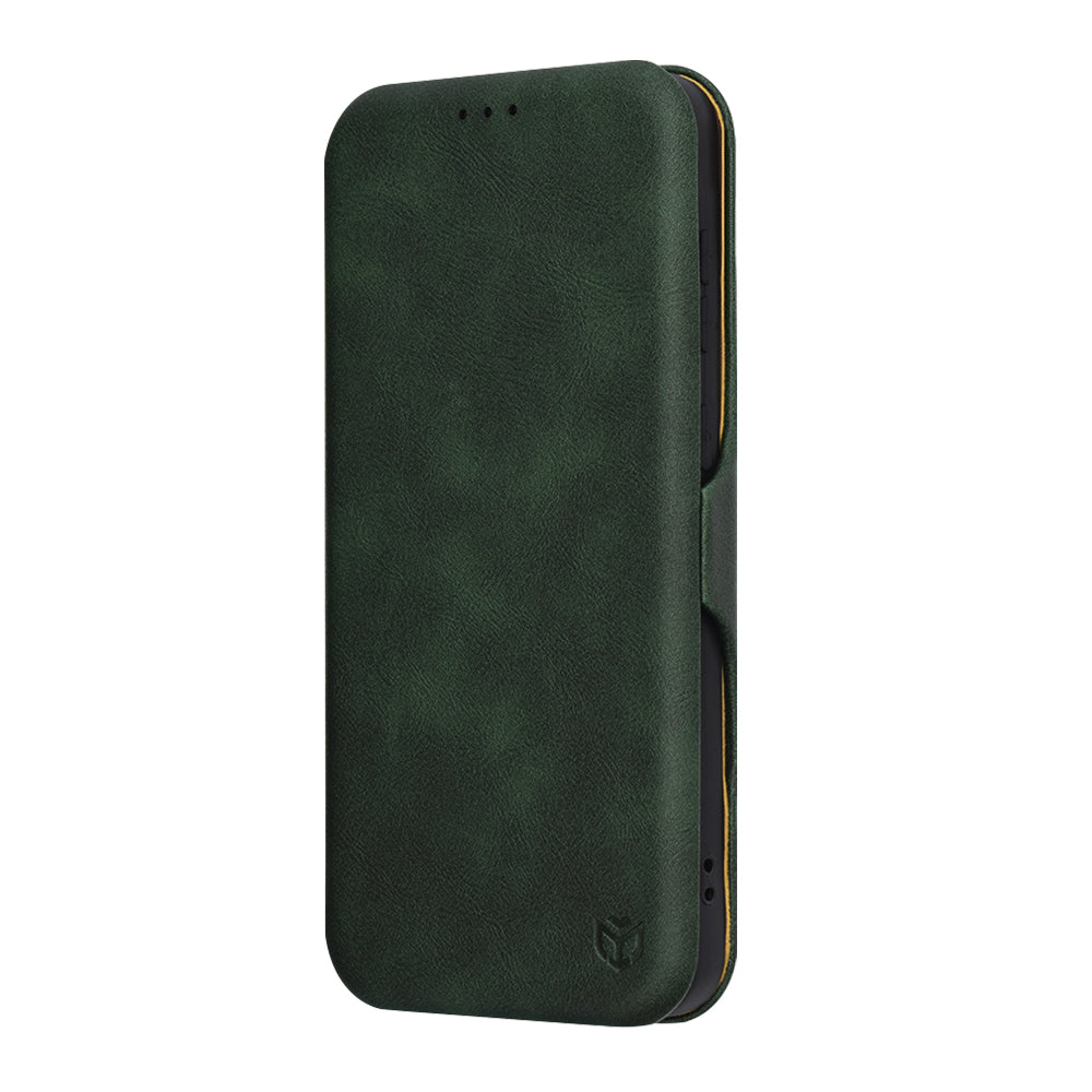 Hülle für Samsung Galaxy A56 A566, Techsuit, Safe Wallet Plus, Grün