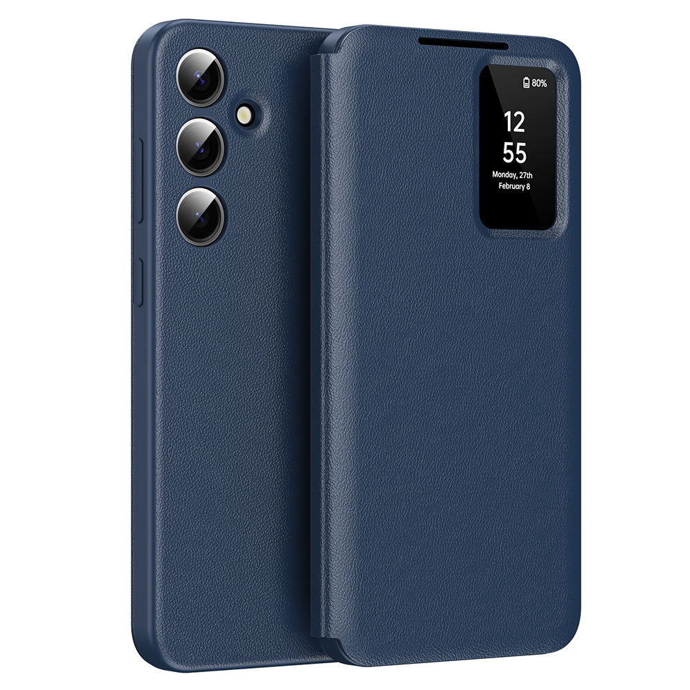Hülle für Samsung Galaxy A56 A566, Techsuit, SmartView, Blau