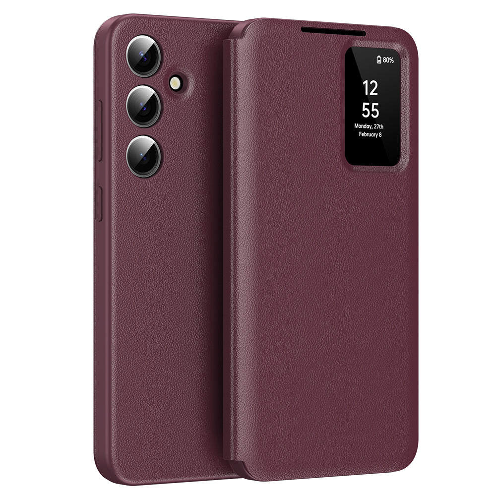 Hülle für Samsung Galaxy A56 A566, Techsuit, SmartView, Rot