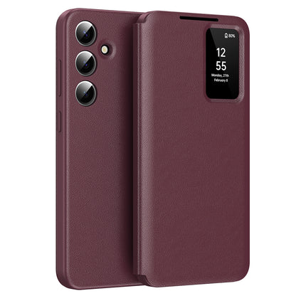 Hülle für Samsung Galaxy A56 A566, Techsuit, SmartView, Rot