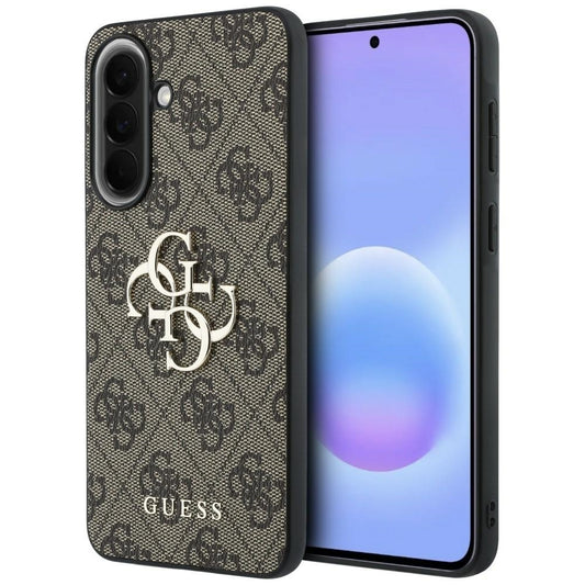 Hülle für Samsung Galaxy A57 5G, Guess, 4G Big Logo, Braun