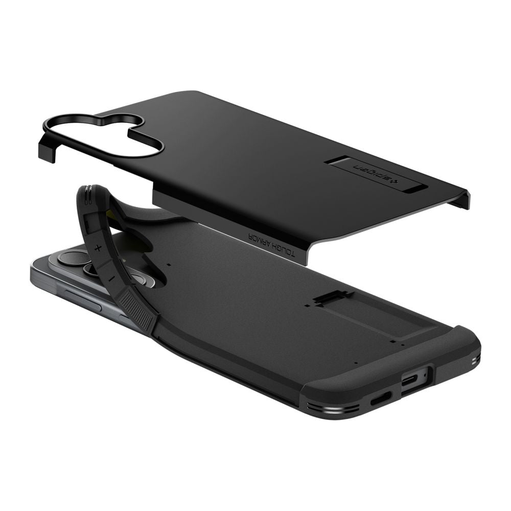 Hülle für Samsung Galaxy A57 5G, Spigen, Tough Armor, Schwarz ACS11125