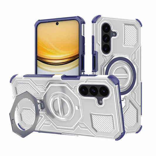 Hülle für Samsung Galaxy A57 5G, Techsuit, Carbon Shield Pro, Blau