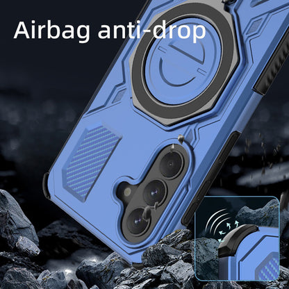 Hülle für Samsung Galaxy A57 5G, Techsuit, Carbon Shield Pro, Blau