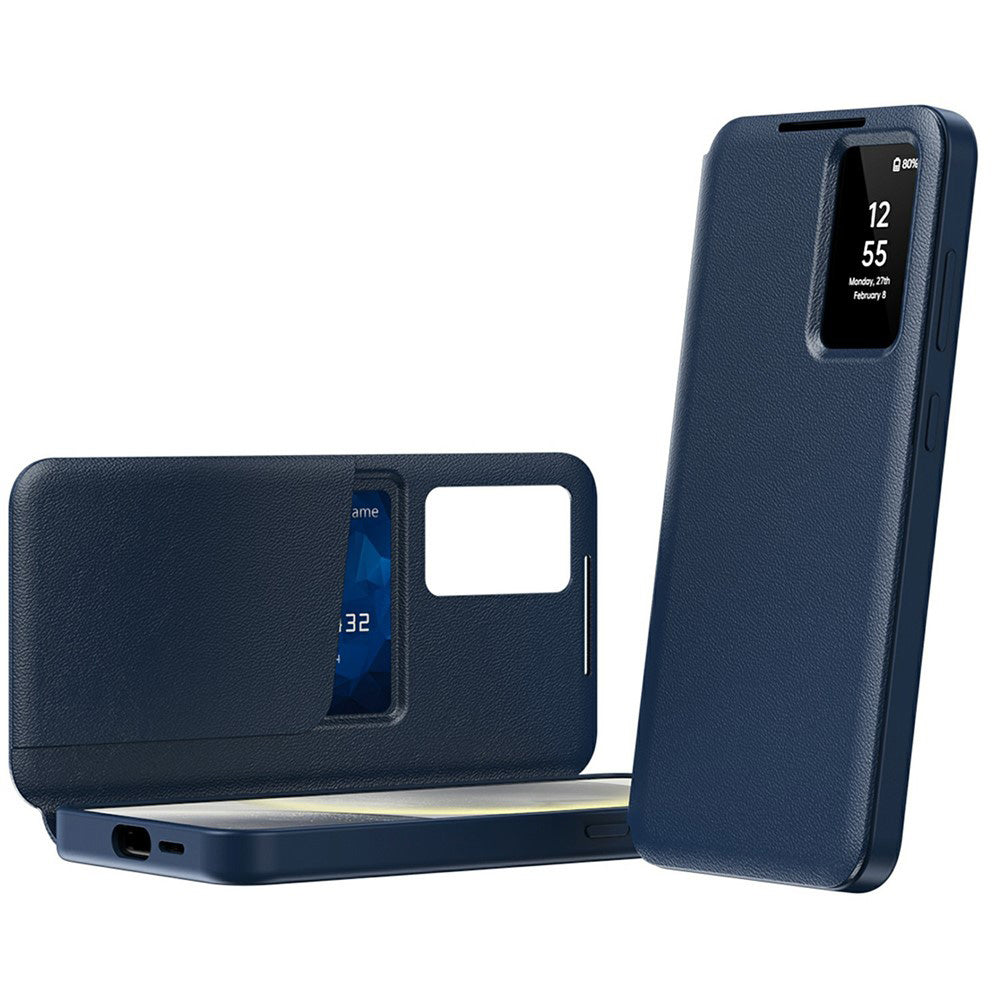Hülle für Samsung Galaxy A57 5G, Techsuit, SmartView, Blau