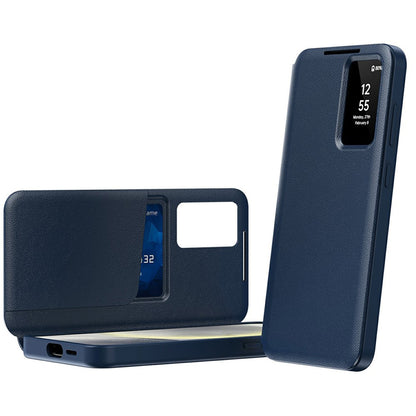 Hülle für Samsung Galaxy A57 5G, Techsuit, SmartView, Blau