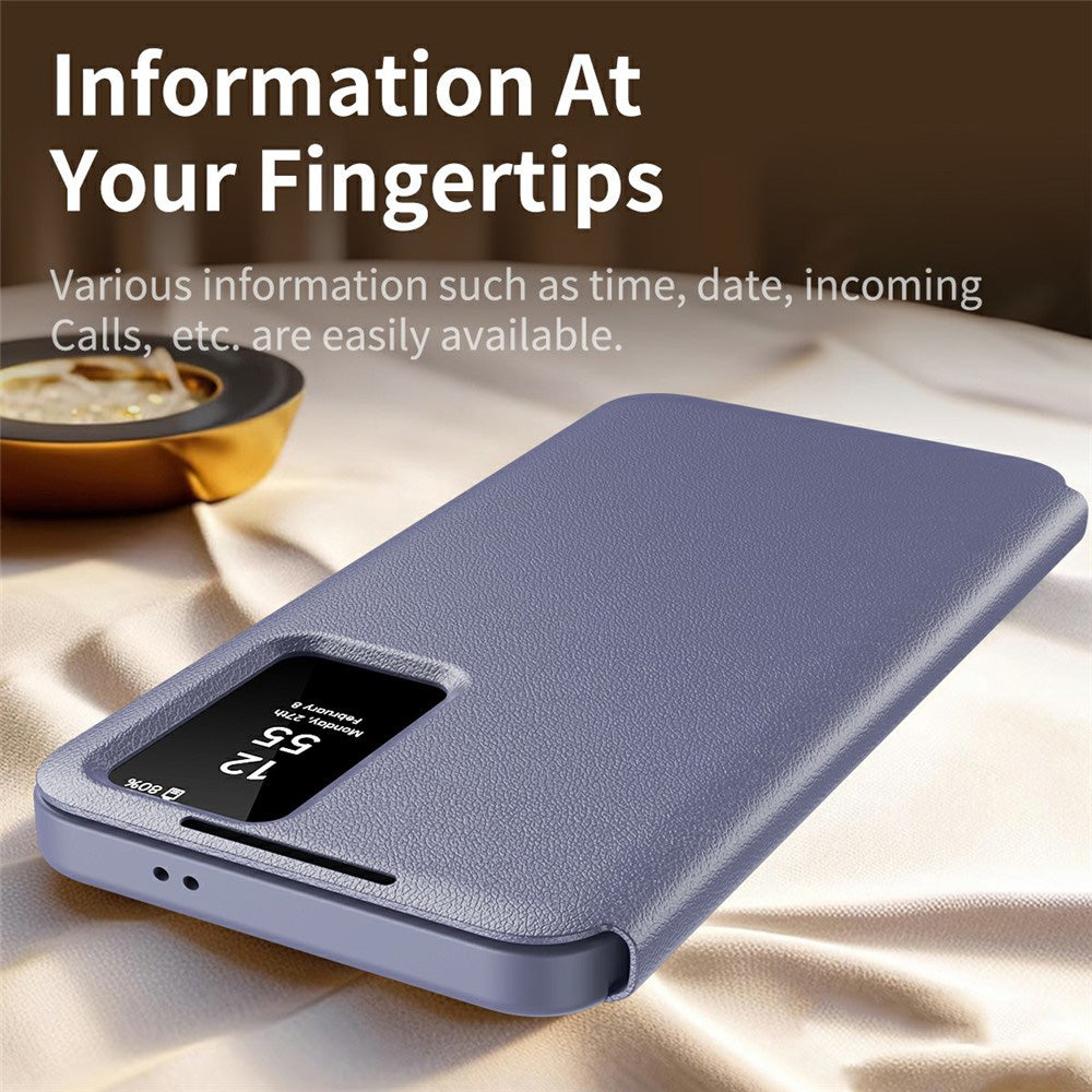 Hülle für Samsung Galaxy A57 5G, Techsuit, SmartView, Lila