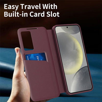 Case for Samsung Galaxy A57 5G, Techsuit, SmartView, Red
