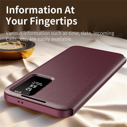 Case for Samsung Galaxy A57 5G, Techsuit, SmartView, Red