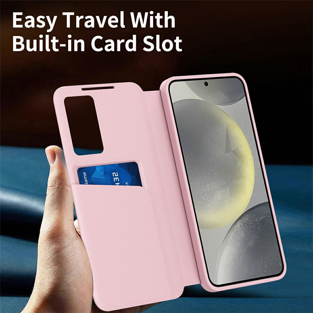 Hülle für Samsung Galaxy A57 5G, Techsuit, SmartView, Rosa