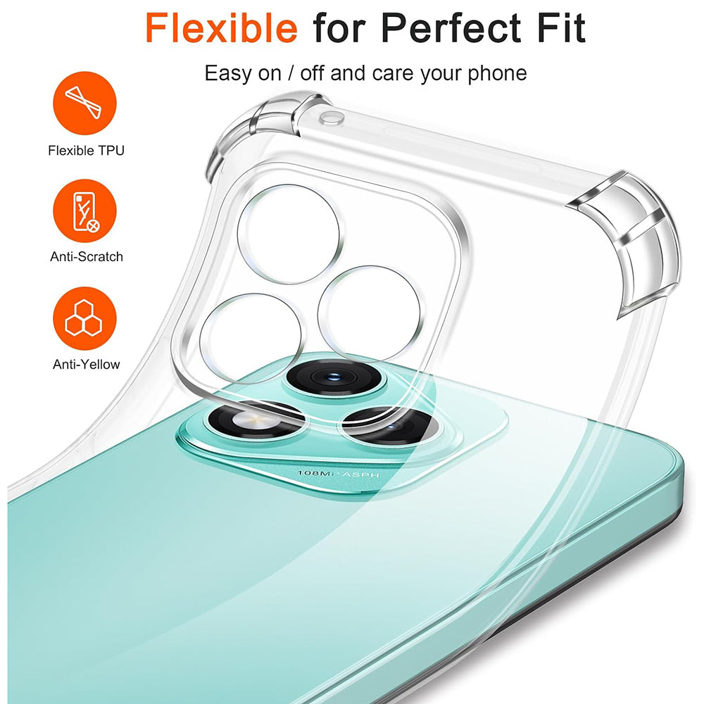 Hülle für Samsung Galaxy M56 M566, Techsuit, stoßfest klar, transparent