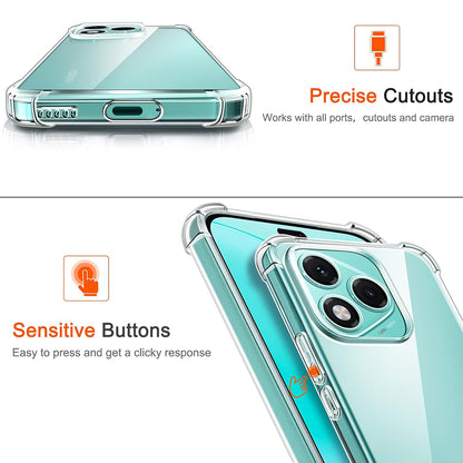 Hülle für Samsung Galaxy M56 M566, Techsuit, stoßfest klar, transparent