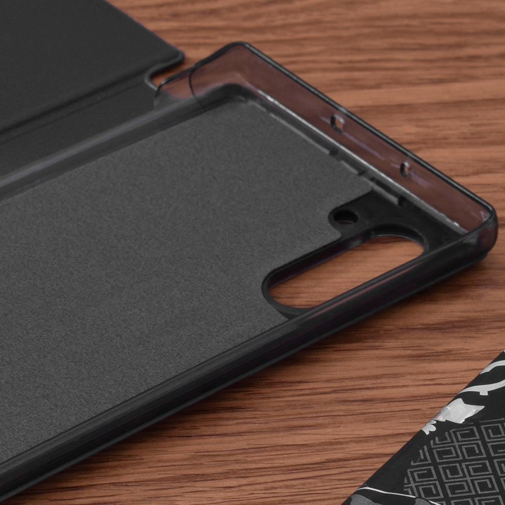 Hülle für Samsung Galaxy Note 10 5G N971 / Note10 N970, Techsuit, eFold, Schwarz