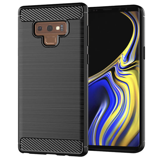 Hülle für Samsung Galaxy Note 9 N960, Techsuit, Carbon, Schwarz
