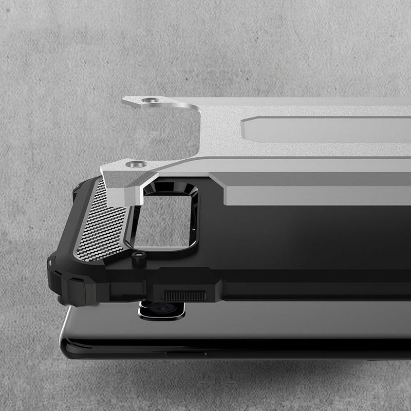 Hülle für Samsung Galaxy S10 G973, Techsuit, Hybrid Armor, Schwarz