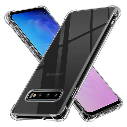 Hülle für Samsung Galaxy S10 G973, Techsuit, stoßfest klar, transparent