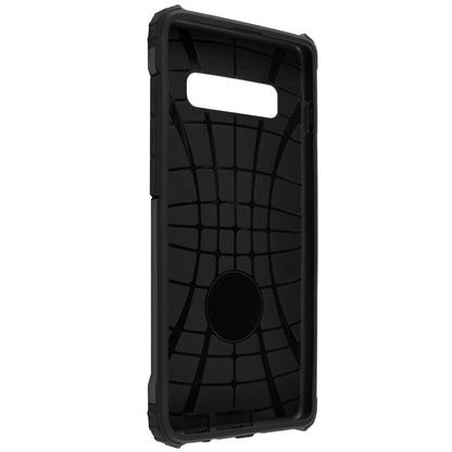 Hülle für Samsung Galaxy S10+ G975, Techsuit, Hybrid Armor, Schwarz