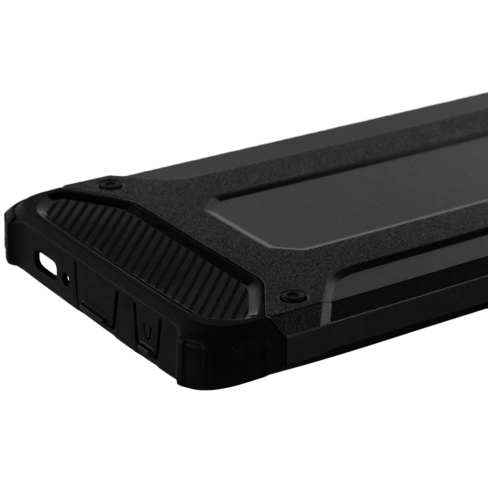 Hülle für Samsung Galaxy S10+ G975, Techsuit, Hybrid Armor, Schwarz