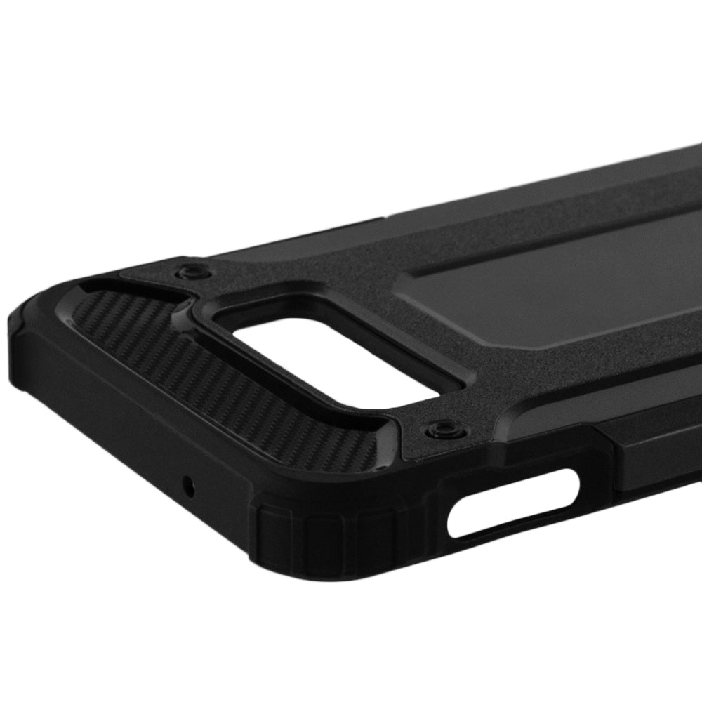 Hülle für Samsung Galaxy S10e G970, Techsuit, Hybrid Armor, Schwarz