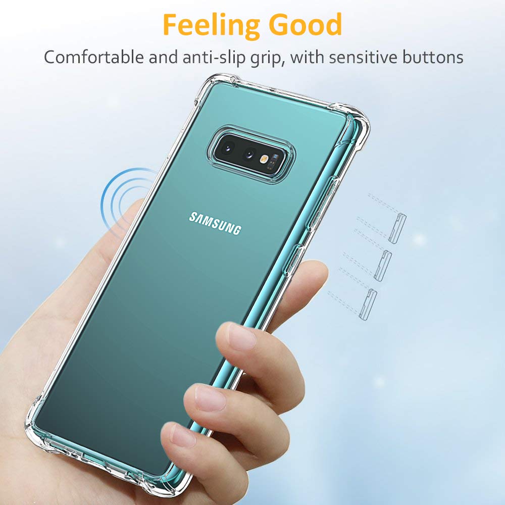 Hülle für Samsung Galaxy S10e G970, Techsuit, stoßfest klar, transparent