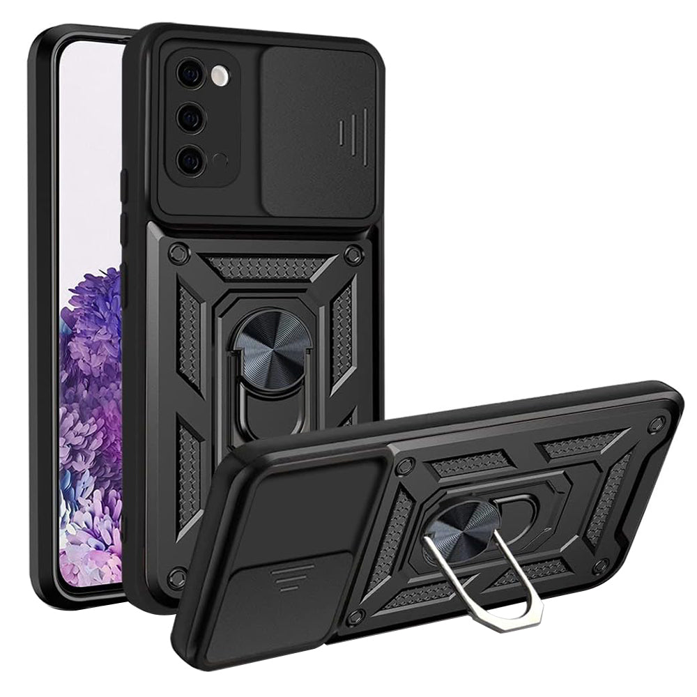 Hülle für Samsung Galaxy S20 5G G981 / S20 G980, Techsuit, CamShield, Schwarz