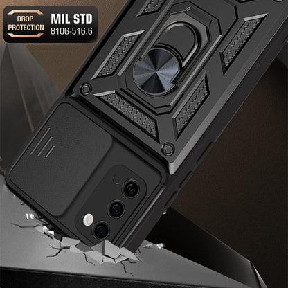 Hülle für Samsung Galaxy S20 5G G981 / S20 G980, Techsuit, CamShield, Schwarz