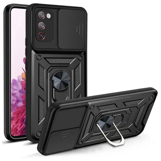 Hülle für Samsung Galaxy S20 FE 2022 G781 / S20 FE 5G G781 / S20 FE G780, Techsuit, CamShield, Schwarz