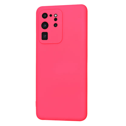 Hülle für Samsung Galaxy S20 Ultra 5G G988 / S20 Ultra G988, Techsuit, SoftFlex, Dunkelrosa