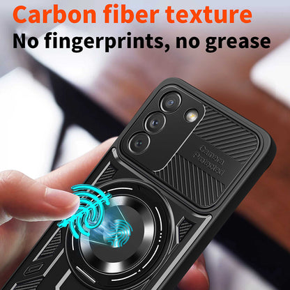 Case for Samsung Galaxy S21 FE 5G G990, Techsuit, RuggedCam, Blue