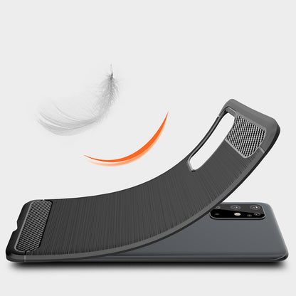 Hülle für Samsung Galaxy S21 Ultra 5G G998, Techsuit, Carbon, Schwarz