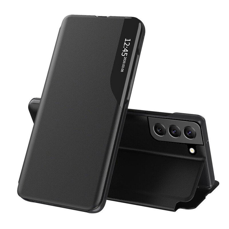 Hülle für Samsung Galaxy S22+ 5G S906, Techsuit, eFold, Schwarz
