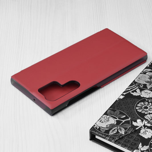 Hülle für Samsung Galaxy S22 Ultra 5G S908, Techsuit, eFold, Rot
