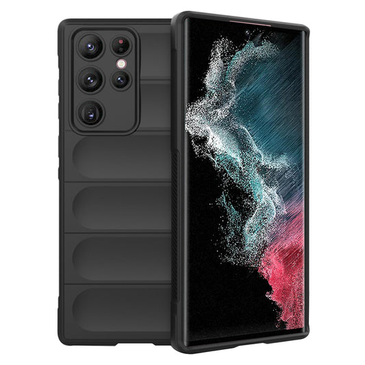 Hülle für Samsung Galaxy S22 Ultra 5G S908, Techsuit, Magic Shield, Schwarz