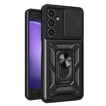 Hülle für Samsung Galaxy S23 FE S711, Techsuit, CamShield, Schwarz