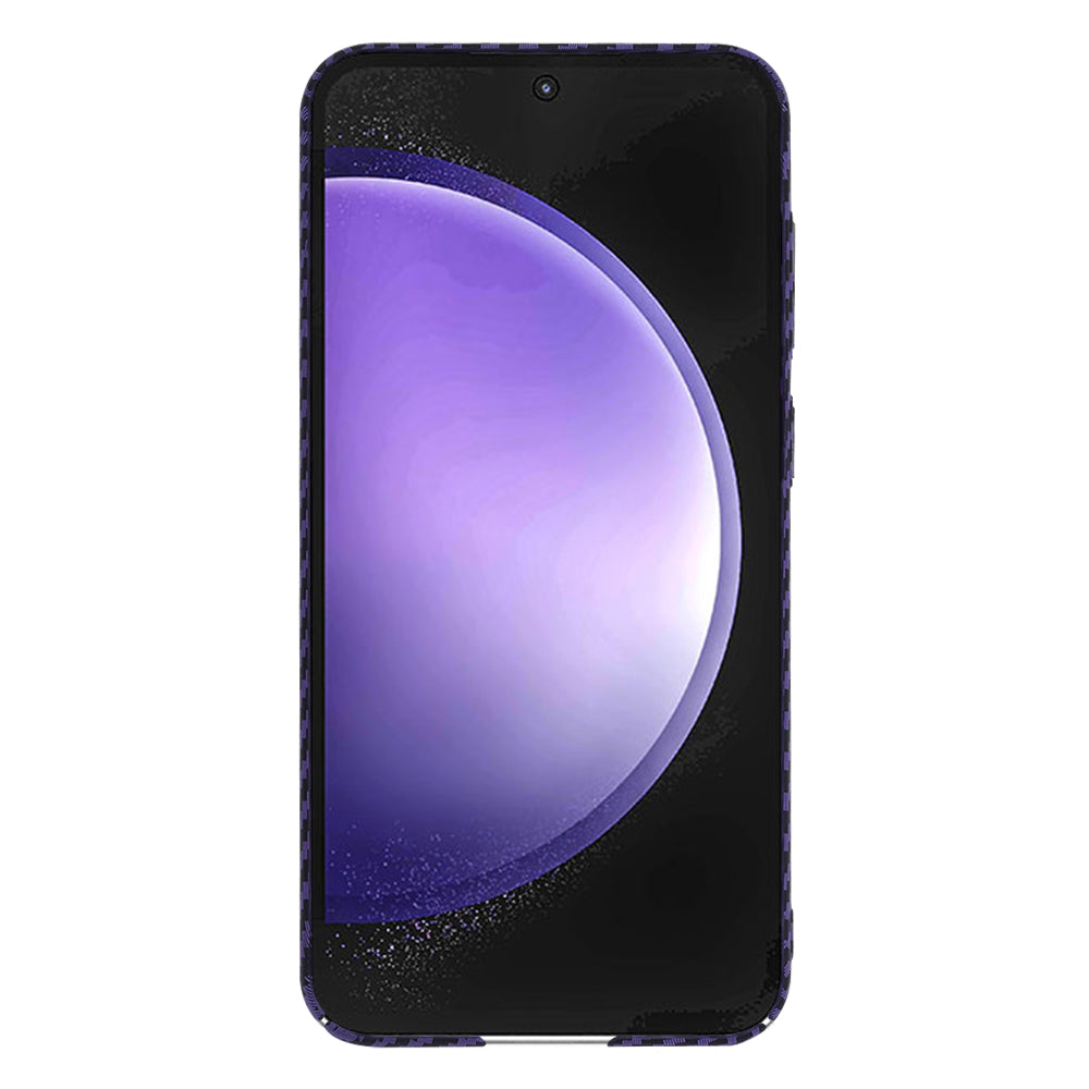 Hülle für Samsung Galaxy S23 FE S711, Techsuit, Carbonite FiberShell, Lila
