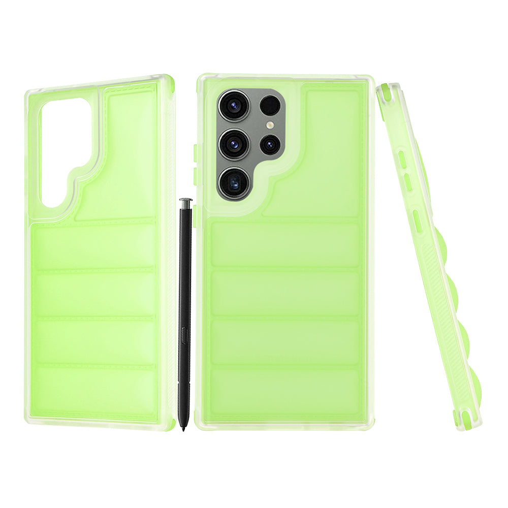 Hülle für Samsung Galaxy S23 FE S711, Techsuit, Wave Shield, Grün