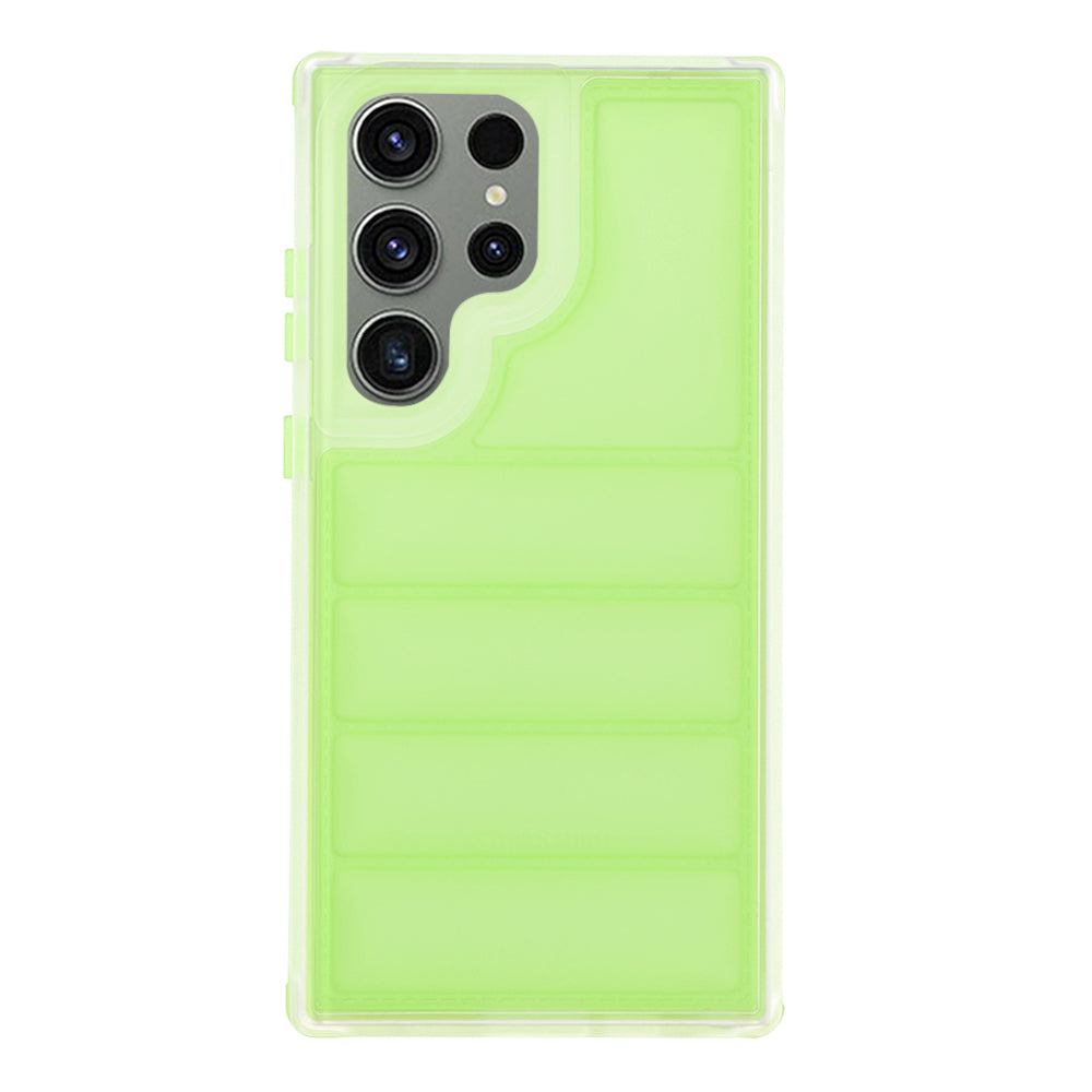 Hülle für Samsung Galaxy S23 FE S711, Techsuit, Wave Shield, Grün