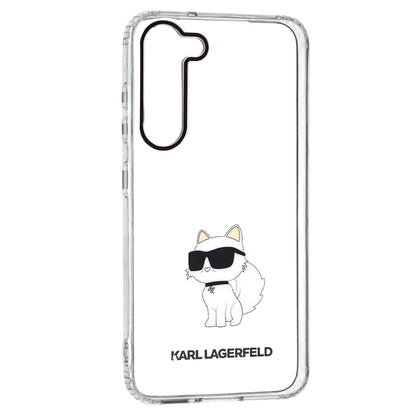 Hülle für Samsung Galaxy S23+ S916, Karl Lagerfeld, Ikonik Choupette, Transparent